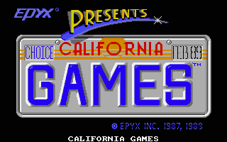California Games - AST - Atari ST - Titles