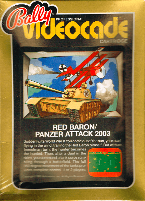 Panzer Attack & Red Baron - ASTROCADE - Bally Astrocade