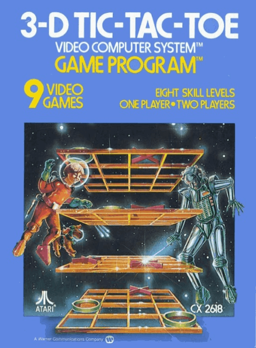3-D Tic-Tac-Toe - ATARI2600 - Atari 2600
