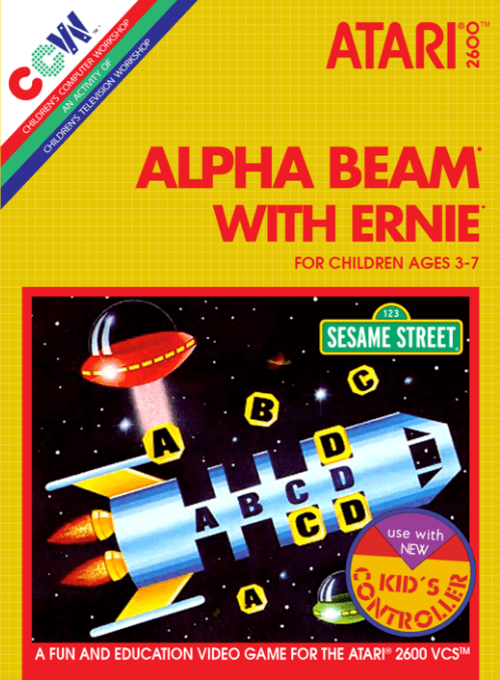 Alpha Beam With Ernie - ATARI2600 - Atari 2600