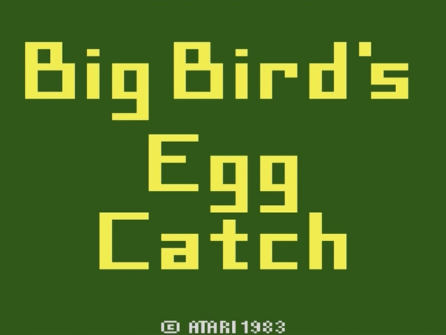 Big Bird's Egg Catch - ATARI2600 - Atari 2600 - Titles
