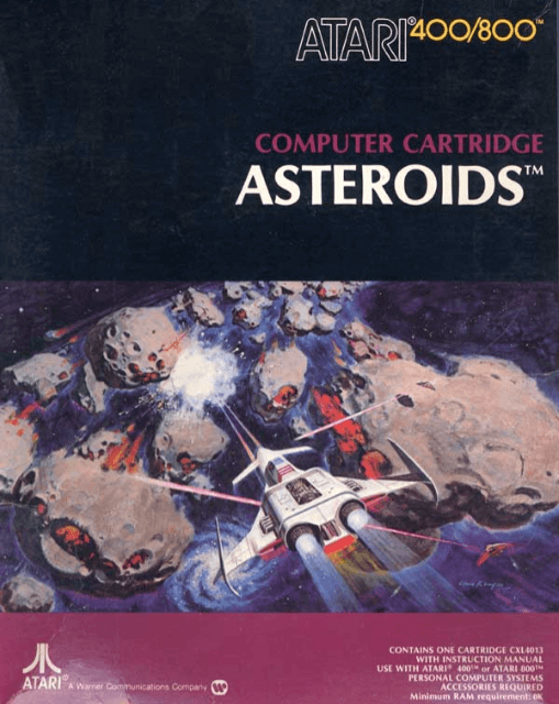 Asteroids - ATARI8BIT - Atari 400/800