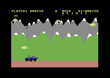 Moon Patrol - C64 - Commodore 64 - Ingames