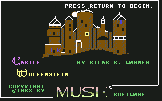 Castle Wolfenstein - C64 - Commodore 64 - Titles