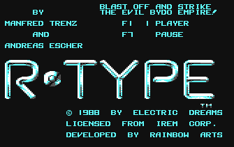 R-Type - C64 - Commodore 64 - Titles