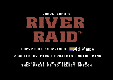 River Raid - C64 - Commodore 64 - Titles