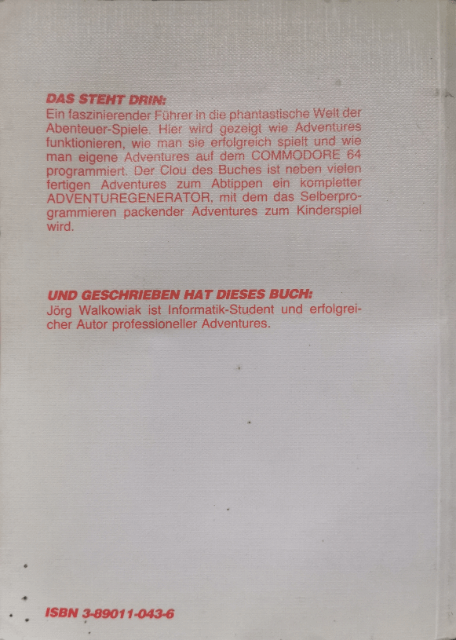 Adventures und wie man sie programmiert - C64 - Commodore 64 - Titles