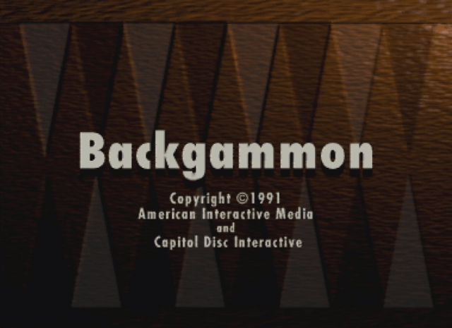 Backgammon - CDI - Philips CD-i - Titles