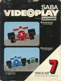 Saba Videoplay 7: Autorennen - CHANNELF - Fairchild Channel F