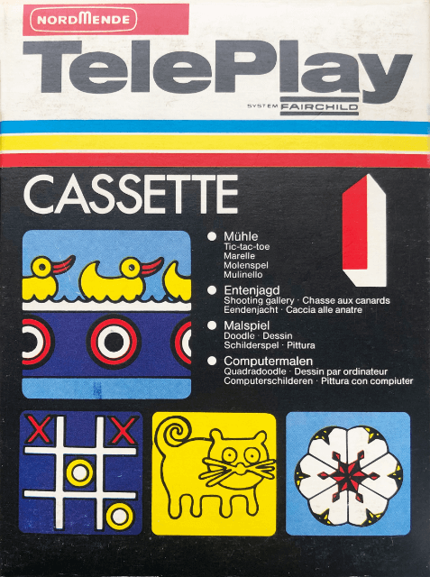 Nordmende TelePlay 1: Mühle / Entenjagd / Malspiel / Computermalen - CHANNELF - Fairchild Channel F