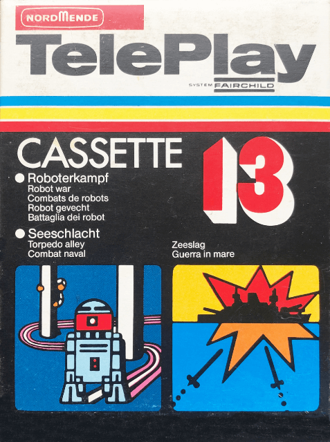 Nordmende TelePlay 13: Roboterkampf / Seeschlacht - CHANNELF - Fairchild Channel F