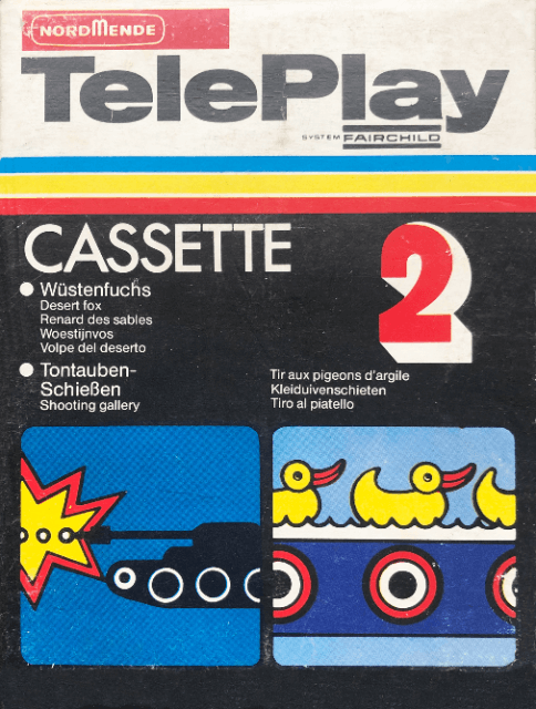 Nordmende TelePlay 2: Wüstenfuchs / Tontaubenschießen - CHANNELF - Fairchild Channel F