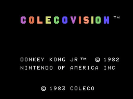 Donkey Kong Junior - COLECOVISION - ColecoVision - Titles