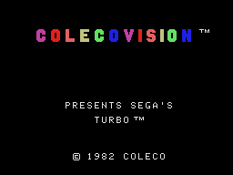 Turbo - COLECOVISION - ColecoVision - Titles