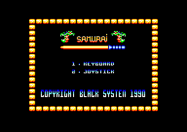 Samurai - CPC - Amstrad CPC - Titles