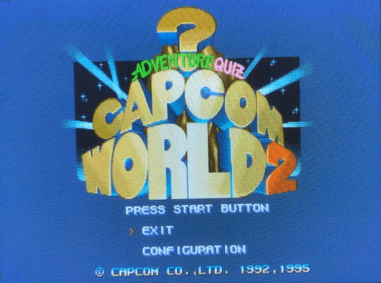 Capcom Quiz World 2 - CPS - Capcom Power System Changer - Titles