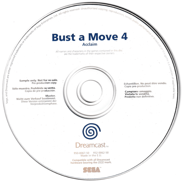 Bust-A-Move 4 - DREAMCAST - Sega Dreamcast - Titles