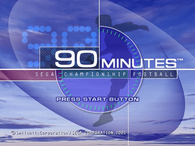 90 Minutes: Sega Championship Football - DREAMCAST - Sega Dreamcast - Titles