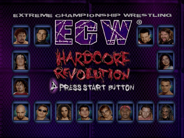 ECW Hardcore Revolution - DREAMCAST - Sega Dreamcast - Titles