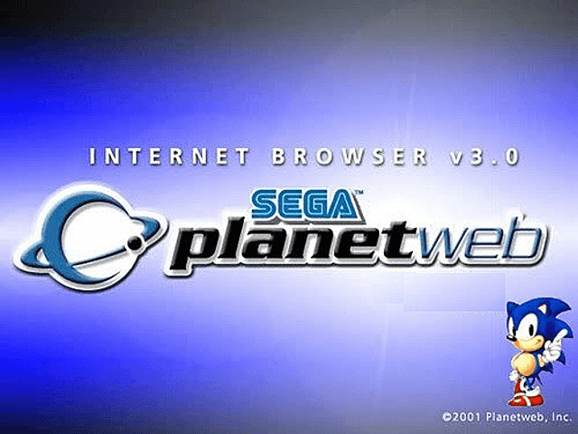 PlanetWeb Web Browser 3.0 - DREAMCAST - Sega Dreamcast - Titles