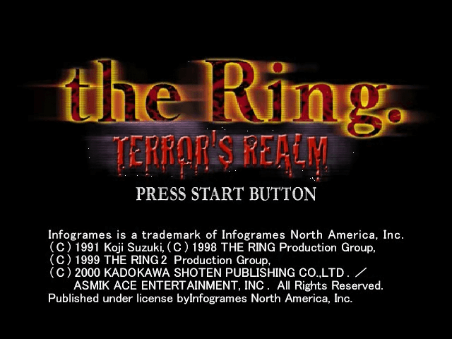The Ring: Terror's Realm - DREAMCAST - Sega Dreamcast - Titles