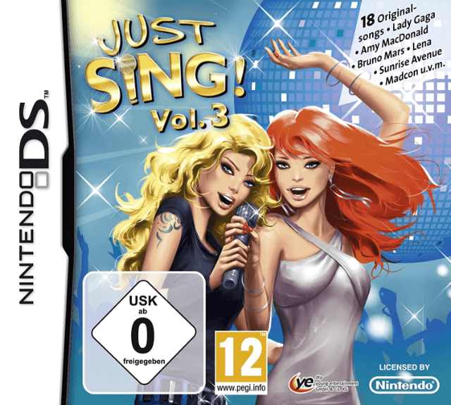 Just Sing! Vol. 3 - DS - Nintendo DS