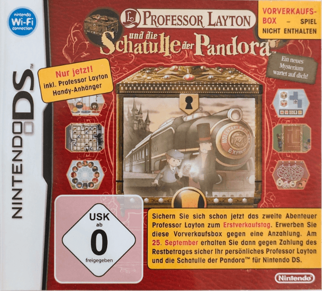 Professor Layton und die Schatulle der Pandora: Vorverkaufsbox - DS - Nintendo DS