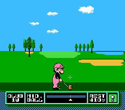 Mario Open Golf - FC - Nintendo Famicom - Ingames