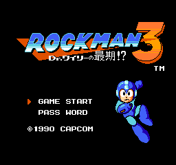 RockMan 3: Dr. Wily no Saigo!? - FC - Nintendo Famicom - Titles