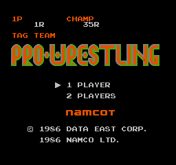 Tag Team Pro Wrestling - FC - Nintendo Famicom - Titles
