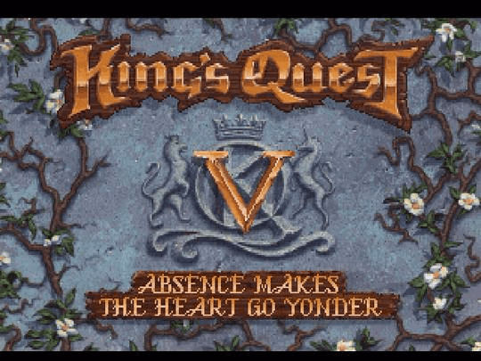 King's Quest V: Absence Makes the Heart Go Yonder - FMTOWNS - Fujitsu FM Towns - Titles