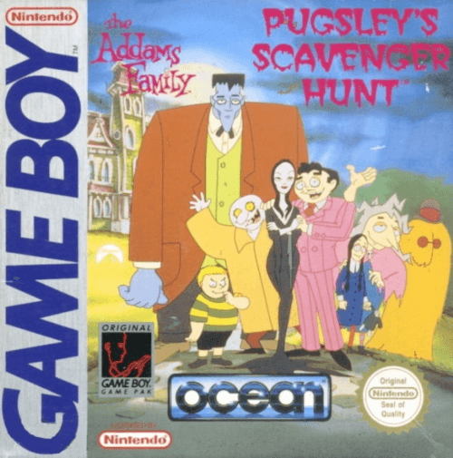 The Addams Family: Pugsley's Scavenger Hunt - GAMEBOY - Nintendo Game Boy - Packshots