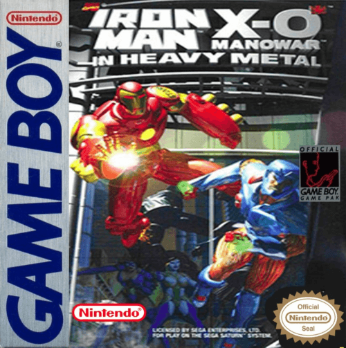 Iron Man / X-O Manowar in Heavy Metal - GAMEBOY - Nintendo Game Boy