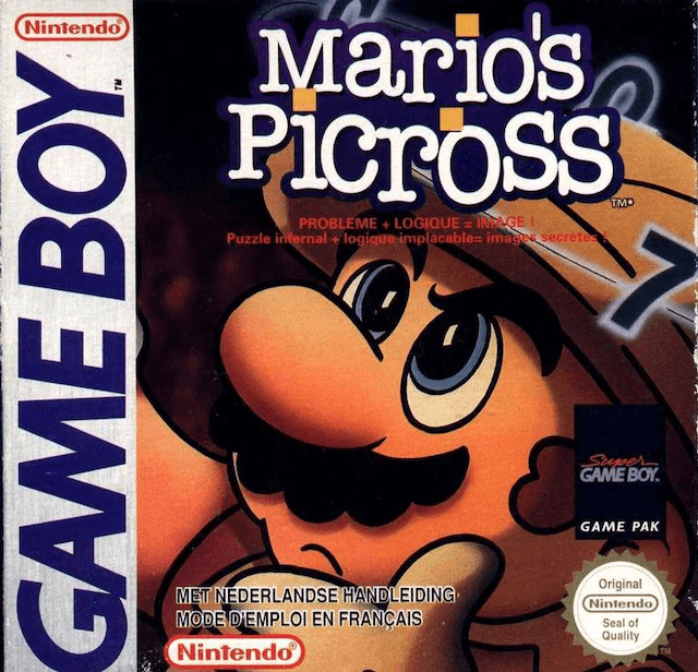 Mario's Picross - GAMEBOY - Nintendo Game Boy