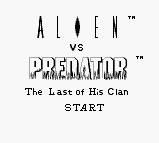 Alien vs. Predator: The Last of His Clan - GAMEBOY - Nintendo Game Boy - Titles