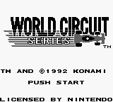World Circuit Series - GAMEBOY - Nintendo Game Boy - Titles