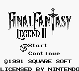 Final Fantasy Legend II - GAMEBOY - Nintendo Game Boy - Titles