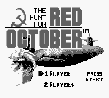 The Hunt for Red October - GAMEBOY - Nintendo Game Boy - Titles