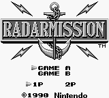 Radar Mission - GAMEBOY - Nintendo Game Boy - Titles