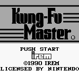 Kung Fu Master - GAMEBOY - Nintendo Game Boy - Titles