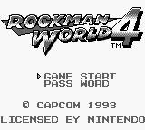 RockMan World 4 - GAMEBOY - Nintendo Game Boy - Titles