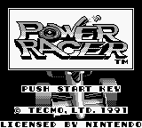 Power Racer - GAMEBOY - Nintendo Game Boy - Titles