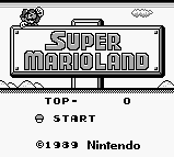 Super Mario Land - GAMEBOY - Nintendo Game Boy - Titles