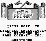 Super R.C. Pro-Am - GAMEBOY - Nintendo Game Boy - Titles