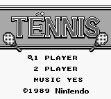 Tennis - GAMEBOY - Nintendo Game Boy - Titles