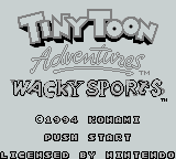 Tiny Toon Adventures 3: Doki Doki Sports Festival - GAMEBOY - Nintendo Game Boy - Titles