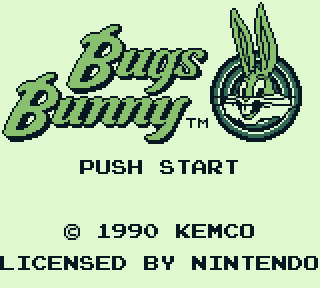 The Bugs Bunny Crazy Castle - GAMEBOY - Nintendo Game Boy - Titles