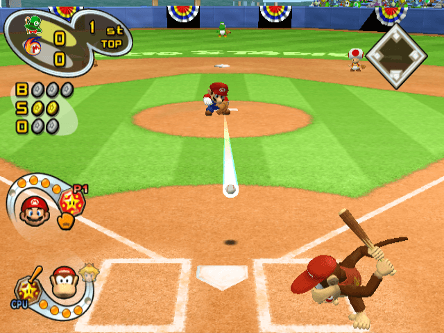 Super Mario Stadium Miracle Baseball - GAMECUBE - Nintendo GameCube - Ingames