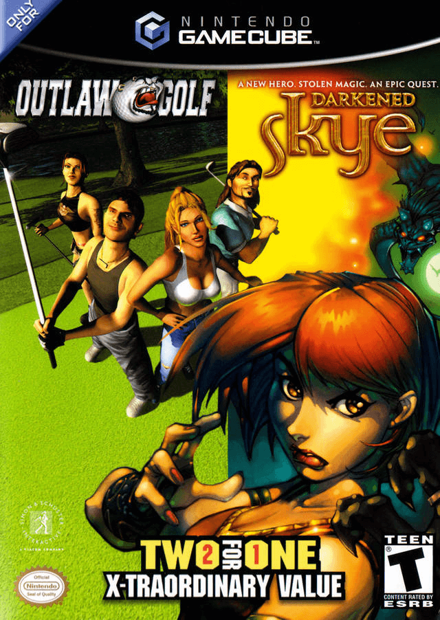 Outlaw Golf / Darkened Skye - GAMECUBE - Nintendo GameCube