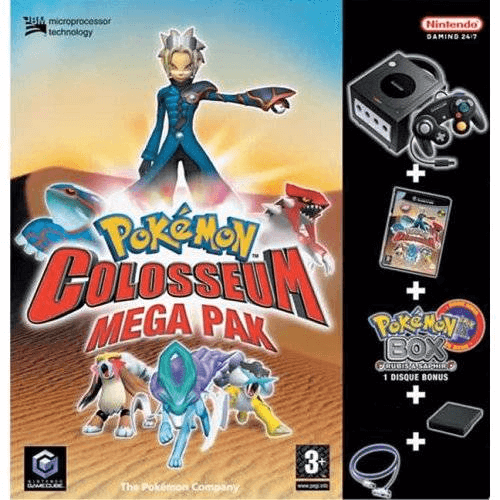 Pokémon Colosseum - GAMECUBE - Nintendo GameCube - Packshots